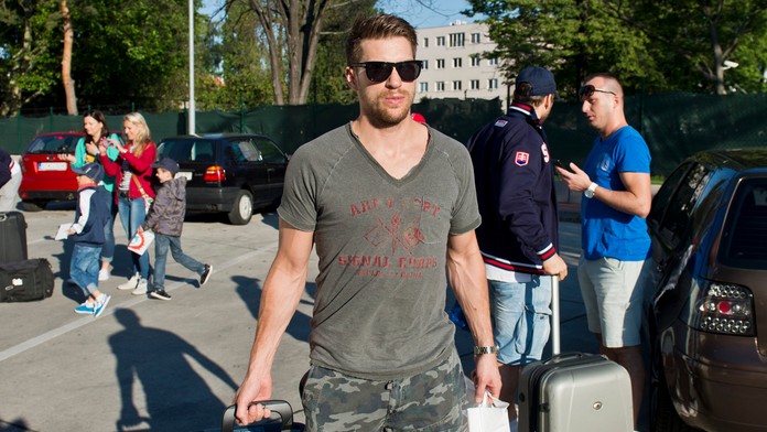 Michel Miklík po návrate z Bieloruska.