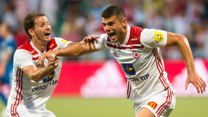 Vľavo Joey Sleegers a vpravo Antonio Mance (obaja AS Trenčín).