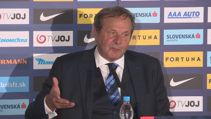 Ján Kozák po zápase Slovensko - Česko.