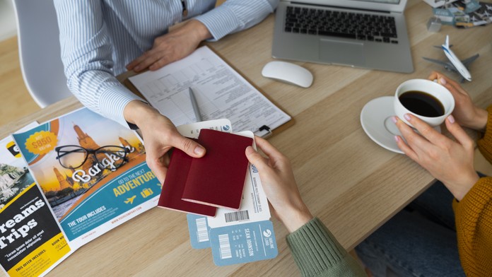 Cestovná kancelária. Ilustračná snímka. 