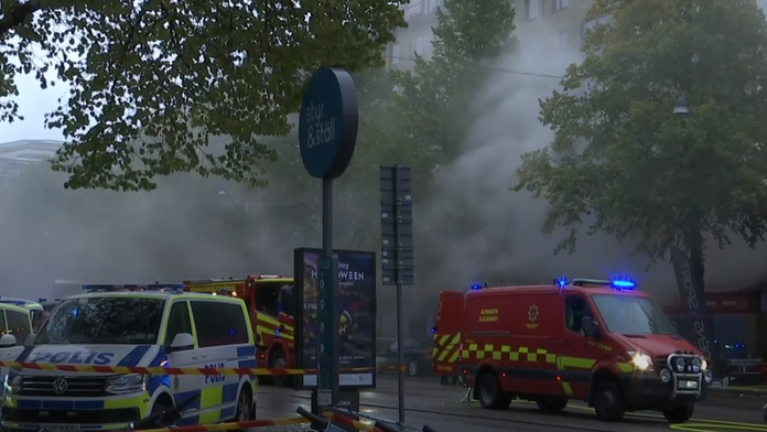 Výbuch bytovky vo Švédsku