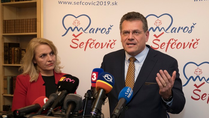 Maroš Šefčovič počas rozhovoru 