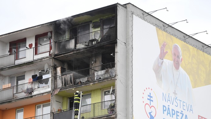 Požiar na Luníku IX.