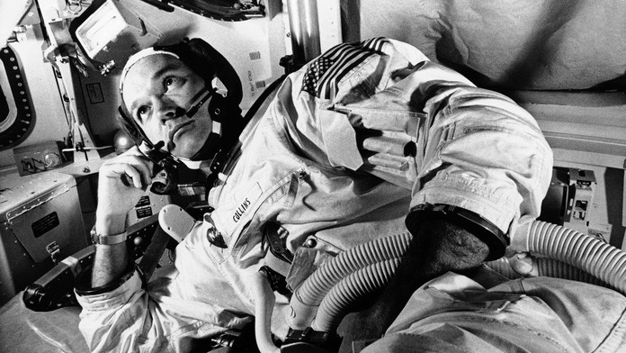 Na archívnej snímke z 19. júna 1969 americký astronaut a pilot mise Apollo 11.