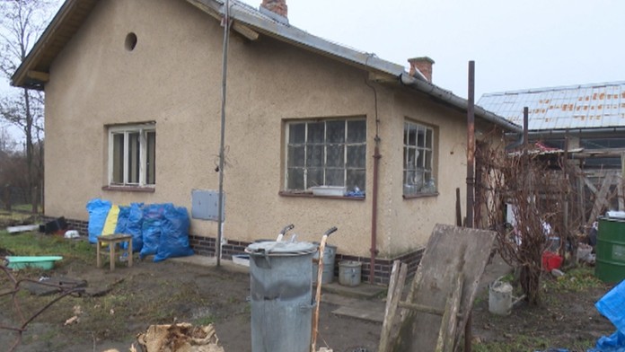 Dom, v ktorom zavraždili dôchodcu v Šahách.