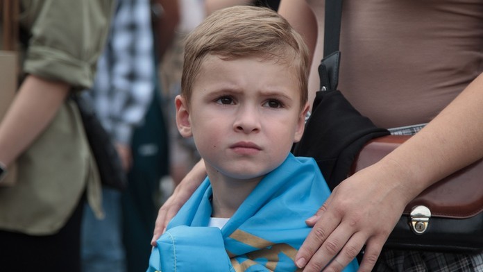 Ukrajinské deti (ilustračná snímka)