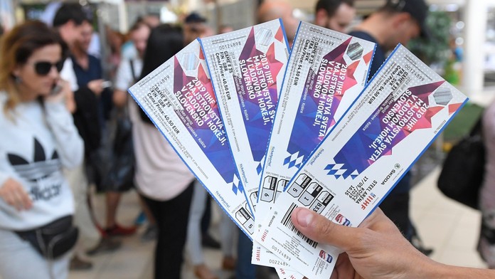 Predaj vstupeniek na hokejové MS 2019.