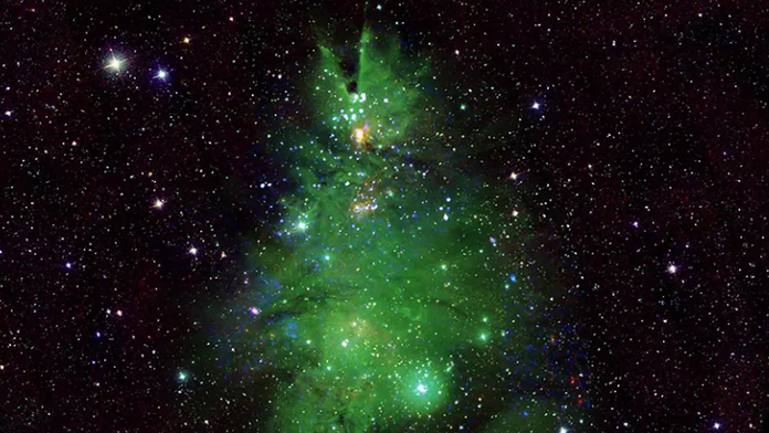 NASA zverejnila unikátnu snímku. Vo vzdialenom vesmíre objavila symbol Vianoc