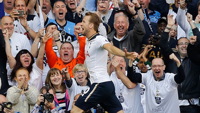 Hráč Tottenhamu Harry Kane.