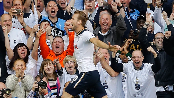 Hráč Tottenhamu Harry Kane.