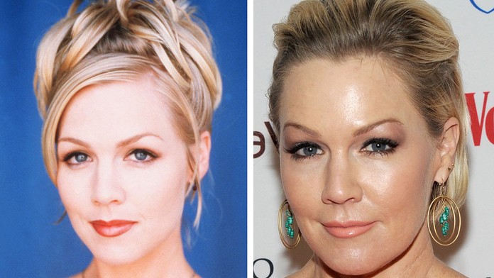 Jennie Garth predtým a teraz.