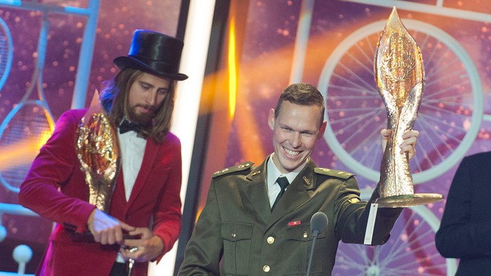 Slovenský reprezentant v chôdzi Matej Tóth sa stal víťazom v kategórii Jednotlivci počas galavečera Športovec roka 2016.