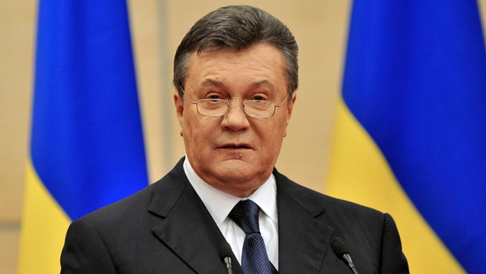 Zosadený ukrajinský prezident Viktor Janukovyč na archívnej snímke z 11. marca 2014.