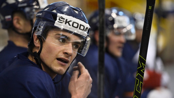 Útočník Michal Hlinka.