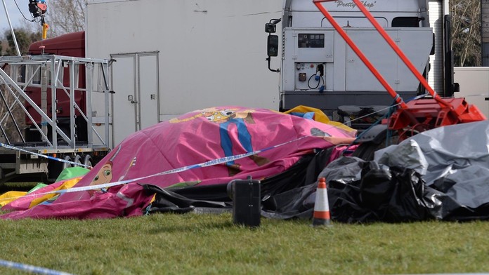 Nafukovací hrad - ilustračné foto.