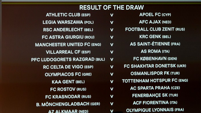 Žreb Európskej ligy UEFA