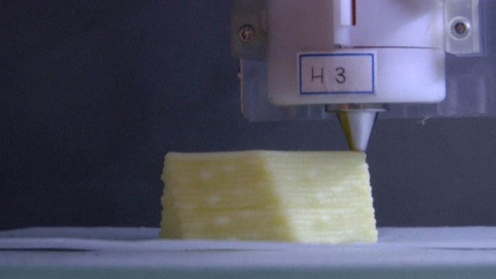 Jedlo z 3D tlačiarne.