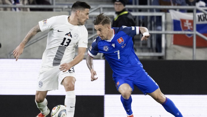 FOTO: Slováci nedokázali aktivitu pretaviť do gólovej radosti. Pred odvetou v Slovinsku je všetko otvorené