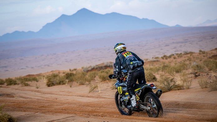 Štefan Svitko počas 4. etapy Rely Dakar.