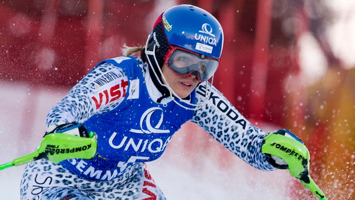 Lyžiarska Veronika Velez-Zuzulová. 