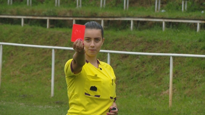 Futbalová rozhodkyňa Michaela