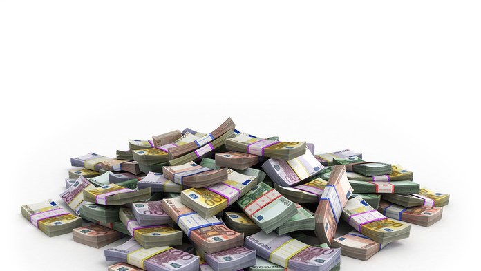 Milión eur - ilustračné foto