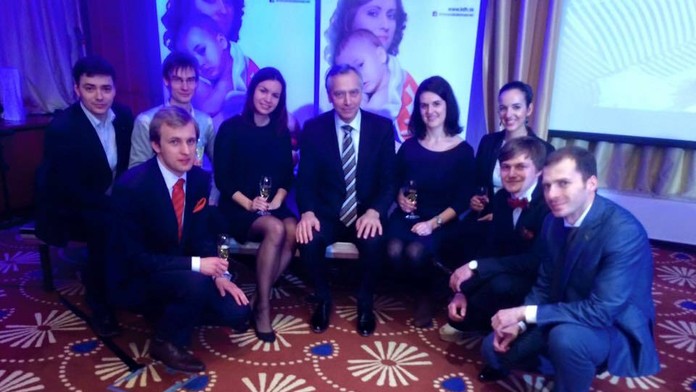 Mladí kresťanskí demokrati s predsedom hnutia Jánom Figeľom