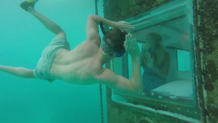 Podmorský hotel v Tanzánii