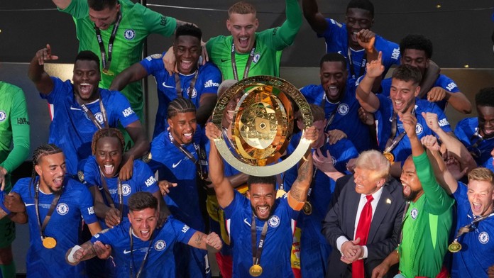 Hráči Chelsea po víťazstve na MS klubov