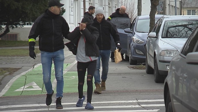 Ángel Di María z PSG oslavuje gól proti Montpéllieru.