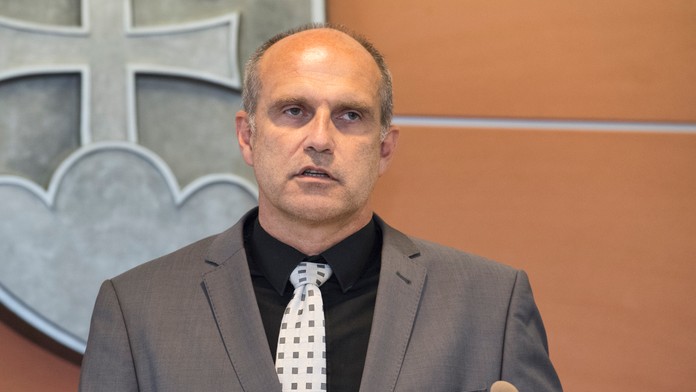 Na snímke nový prezident Policajného zboru SR Milan Lučanský