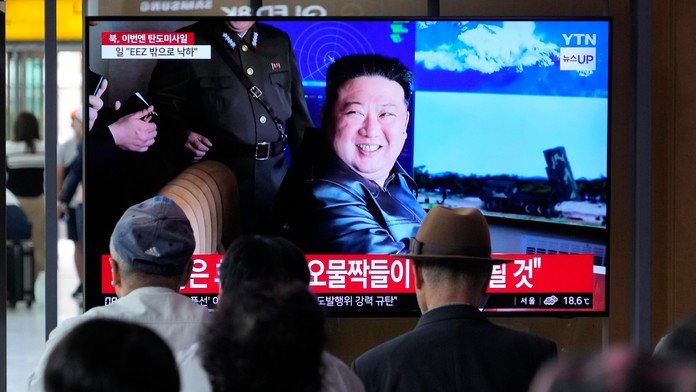 Na snímke vodca KĽDR Im Čong-un.