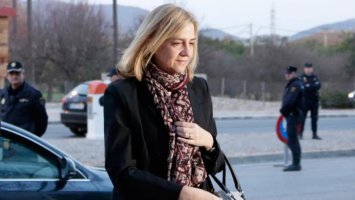 Španielska princezná Cristina de Borbón.
