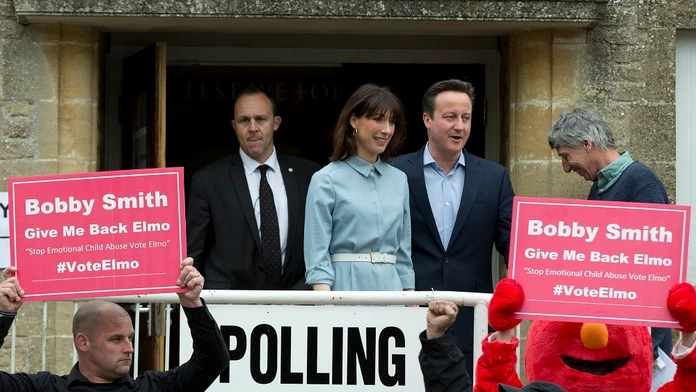 David Cameron s manželkou.