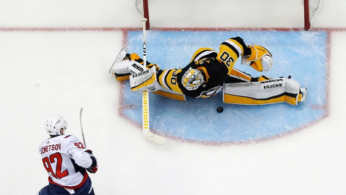 Kuznecov rozhoduje o predĺžení Washingtonu cez Pittsburgh.