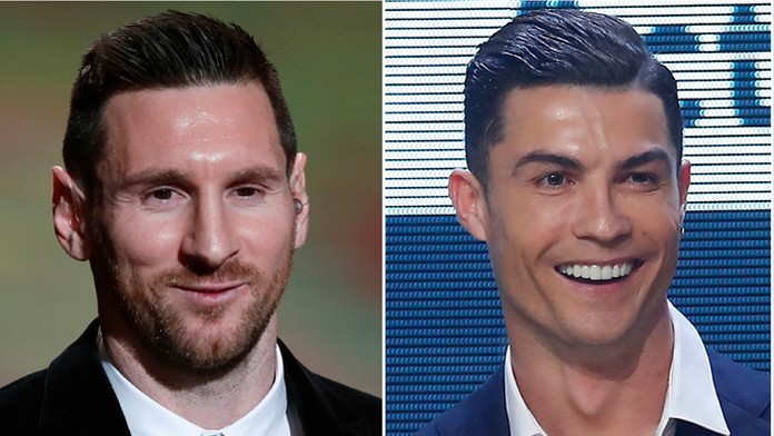 Lionel Messi a Cristiano Ronaldo.
