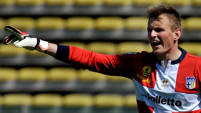 Na archívnej snímke brankár Paol Bajza, ktorý chytal za Parmu.