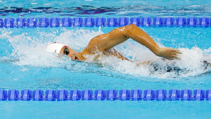 Richard Nagy v rozplavbe na 400 m voľný spôsob na ME.