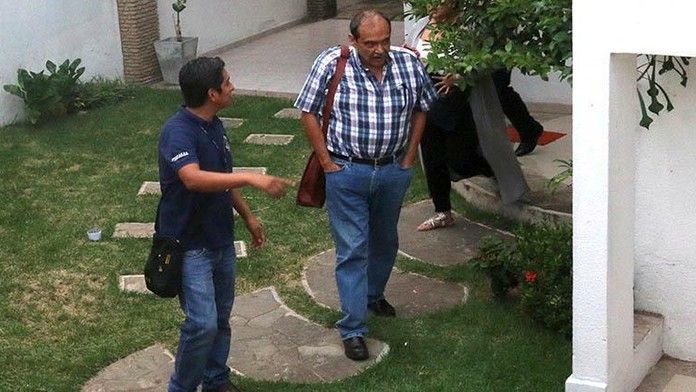 Gustavo Vargas, majiteľ leteckej spoločnosti LaMia(vľavo).