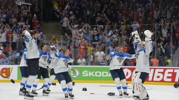 Kanaďan Mark Stone reaguje po konci finále MS 2019.