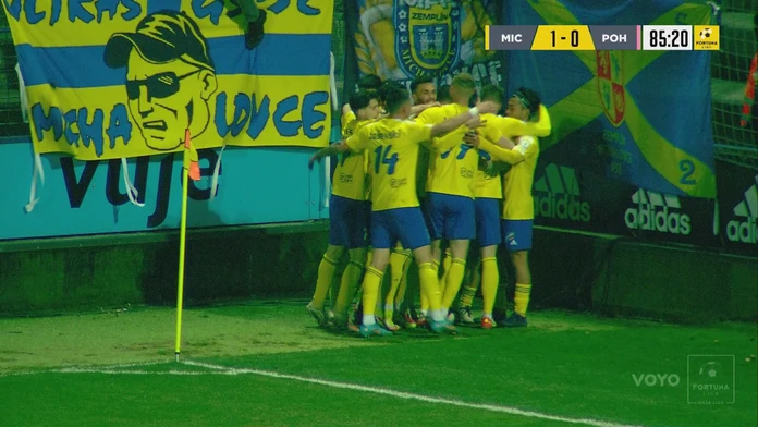 Michalovce zdolali Pohronie gólom v samom závere zápasu, o ich triumfe rozhodol Marcin