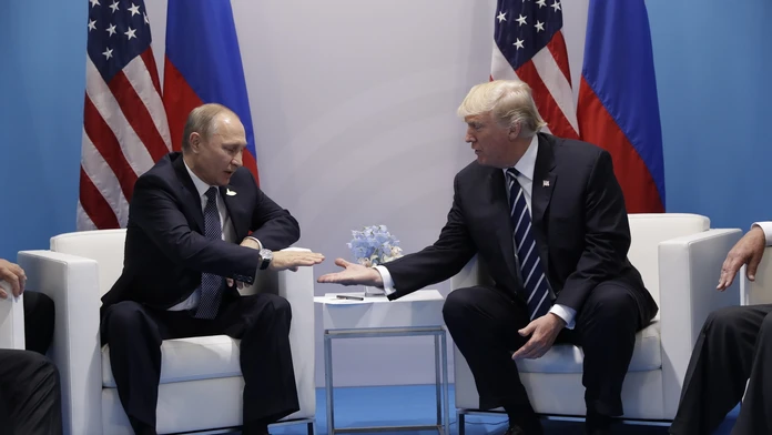 Stretnutie Vladimira Putina a Donalda Trumpa.