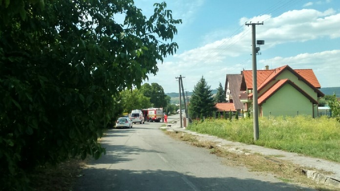 Dom, kde našli atrapu bomby 