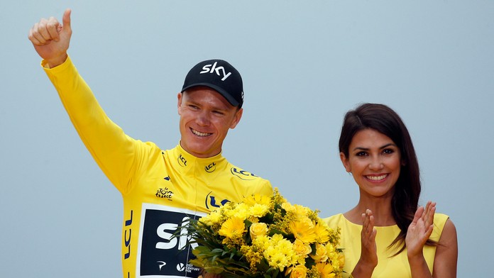 Víťaz 104. ročníka Tour de France Chris Froome.
