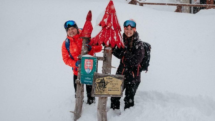 Zuzana Stromková na potulkách s Jánom Tribulom.