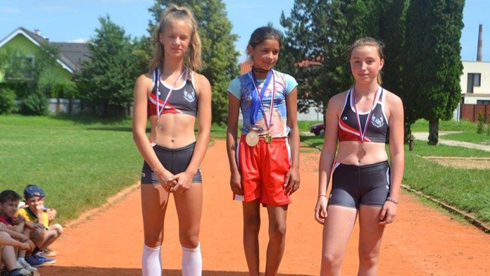 Annamária dobehla do cieľa v balerínkach.