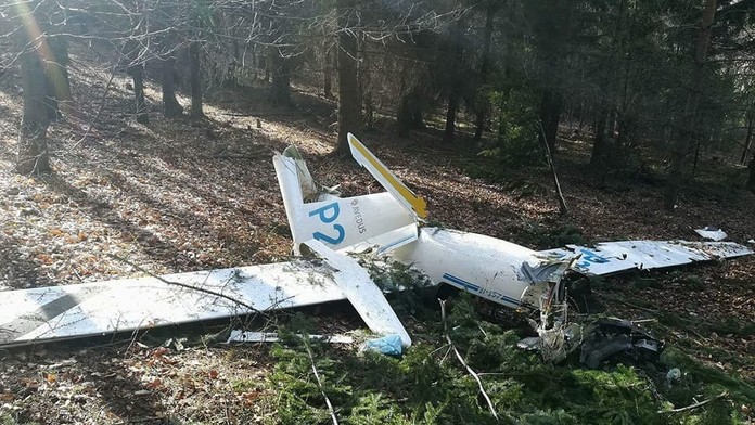 Zrážka vetroňov pri Žiline.