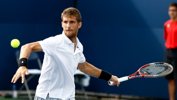 Slovenský tenista Martin Kližan v Cincinnati.