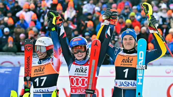 Mikaela Shiffrinová ovládla slalom v Jasnej. Chorvátska súperka ju však poriadne potrápila