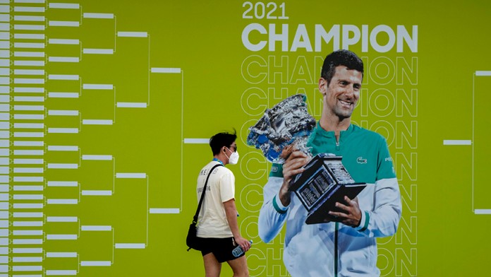 Srbský tenista Novak Djokovič.